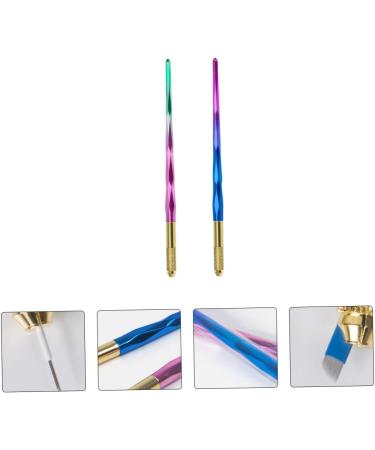 MAGICLULU 2pcs Colorful Embroidery Pen Eyebrow Pen Tattoos Mist Pen Embroidered Tattoos Tool Pen - Buy Online on GoSupps.com