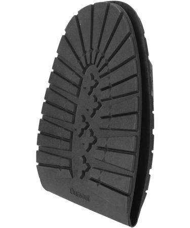 Diydeg Replacement Shoe Bottom Full Sole Repair - Anti-Slip Flexible Wearable for Leather & Sports Shoes (Black Forefoot) - Buy Online on GoSupps.com
