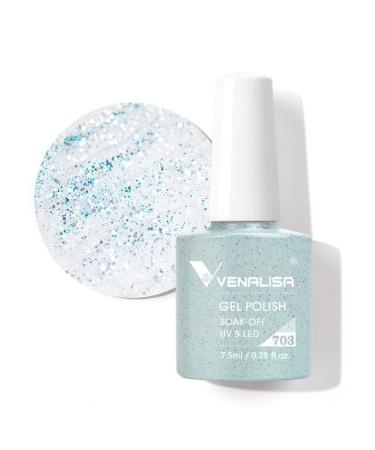 VIP4 7.5ml Gel Nail Polish Hema Free Full Coverage Beautiful Semi Permanent Soak Off UV LED Gel Nail Polish Gel Lacquer - (Color: 703)