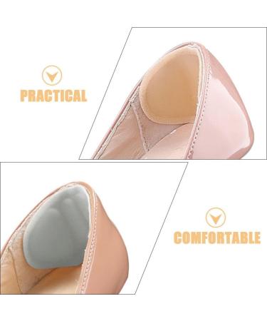 Baluue Heel Cushion Pads - 2 Pairs Self-Adhesive Soft Shoe Grips & Liners for Foot Care Heel Pain Relief Bunion & Blister Protection - International Shipping Available - Buy Online on GoSupps.com
