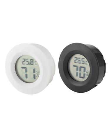 Mini Digital Hygrometer Thermometer - Indoor Temperature Monitor for Reptiles | Large LCD & Backlight - White - Buy Online on GoSupps.com