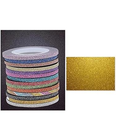 14 Rolls Glitter Nail Art Striping Tape Lines Width 1/2/3mm-Striping Tape for Nail Art-Nail Striping Tape Foil-Nail Striping Tape Thick-Nail Striping Tape with Dispenser-Self-Adhesive DIY Nail Art Tape Width: 1mm - Buy Online on GoSupps.com