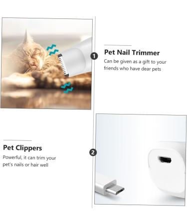 SUPVOX Cordless Pet Grooming Clipper & Nail Trimmer - Dog Hair Clipper & Nail Cutter - Electric Pet Supplies - Buy Online on GoSupps.com