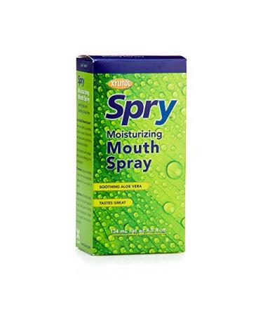 Xlear - Spry Aloe Vera Moisturizing Mouth Spray 4.5 Ounces/134ml (Pack of 2)