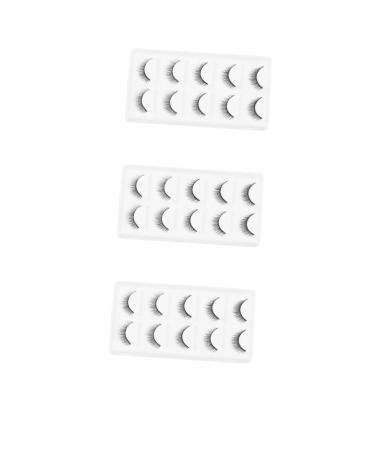 Beavorty 15 Pairs short false eyelashes extension lashes fluffy volume lashes false lashes layered fake lashes Fake Eyelash eyelashes Fiber Eyelashes artificial fiber extend 6d manual