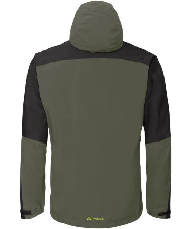 VAUDE Men's Moab Rain Jacket S - Lightweight Khaki Waterproof Jacket for Men | International Shipping Available - Buy Online on GoSupps.com