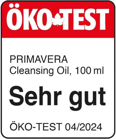 PRIMAVERA Cleansing Oil Calming & Softening 100 ml - Natural Cosmetics - Cleansing oil for all skin types - Gently cleanses has a nourishing effect and removes make-up - Vegan - Buy Online on GoSupps.com