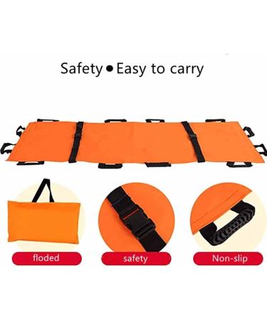 Oxford Folding Soft Stretcher Portable Transport Emergency Back Stretcher with 12 Handles Waterproof Storage Bags Capacity 350 lbs for Hospital Clinic Home Sports venues Ambulance - Buy Online on GoSupps.com