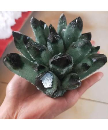 Natural Crystal Rough Natural Quartz Crystal Natural Green Ghost Phantom Quartz Crystal Cluster Rock Stones and Crystals Specimen Home Decor 300-800g Home Office Decor (Size : 500-600g) - Buy Online on GoSupps.com