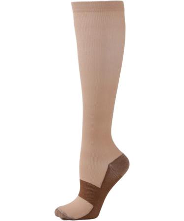 Kenanlan Compression Sports Socks - 3 Pairs of Breathable Knee-High Compression Stockings for Sports (L-XL) - Stretchy Sweat-Absorbing Ideal for Athletes Worldwide - Buy Online on GoSupps.com
