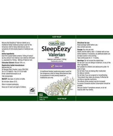 SleepEezy 150mg (Equivalent 750mg - 900mg of Valerian root) 60 Tabs-10 Pack - Buy Online on GoSupps.com