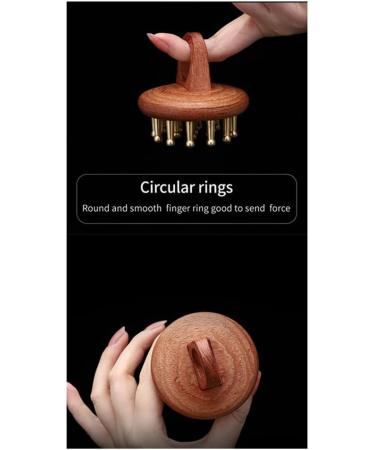 Jimenez Meridian Massage Comb Head | GUA-SHA Tool for Wood Therapy & Circulation | High-Quality Scratch Massager - Buy Online on GoSupps.com