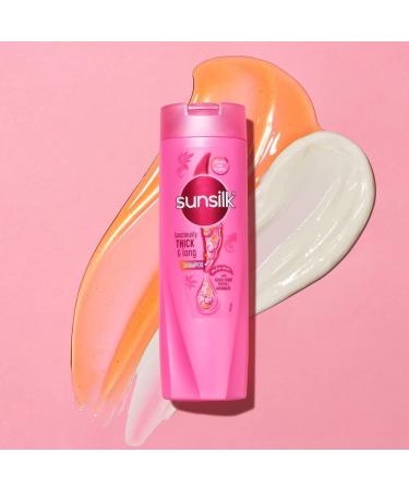 Sun.silk Lusciously Thick & Long Shampoo 650 ml With Keratin Yoghut Protein and Macadamia Oil - Thickening Shampoo for Fuller Hair - Buy Online on GoSupps.com