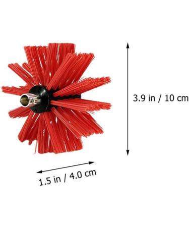 Electric Drill Chimney Brush Set - Lint Remover & Fireplace Cleaning Tool Accessories for Efficient Dryer Vent & Flue Cleaning (41x12cm - Buy Online on GoSupps.com