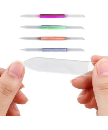 Glass Cuticle Pusher Professional Manicure Stick Nail Art Tools Accessory Cuticle Remover Tools Rosy - Buy Online on GoSupps.com