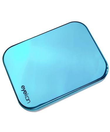 Cabilock holder for lentil containers including lentil applicator kit etui with mirror and tweezers girl bag mini-owner storage container bluer for contact lenses outdoors 8.3*6.2*2.1cm blue