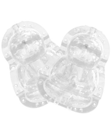 TEHAUX Strawberry Mold 2pcs Vegetable Shaping Mold Fruit Strawberry Tool Practical Ginseng Shaping Mold Cucumber Small Mold Transparent 10x7cm