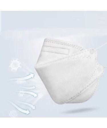 60Packs Fish-Shaped Disposable Face_mask Black Non Woven Fabric Mouth_Cover for Women Men Individual Package:10pcs/Pack  - Buy Online on GoSupps.com