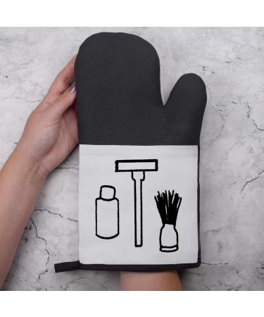 Azeeda Razor Lotion & Brush Oven Glove - Premium Heat-Resistant Mitt for Baking & Grilling - International Shipping Available - Buy Online on GoSupps.com