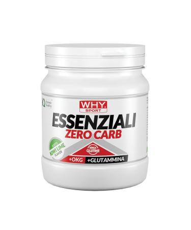 WHY SPORT WHY SPORT ESSENTIALS ZERO CARB - Essential Amino Acids with Vitamin B6 and Glutamine - Kiwi Lime Flavor - 240g