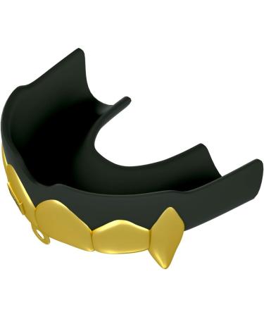 Loudmouth 3D Vampire Fangs Mouth Guard - Adult & Youth Sports Mouthguard for Football  Basketball  MMA  and More - Black/Gold - Buy Online on GoSupps.com