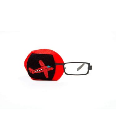 Glasses Eye Patch for Kids - Treat Amblyopia/Lazy Eye - Airplane Design - One Patch Per Order - Buy Online on GoSupps.com