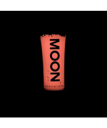 Moon Glow Glow in the Dark Face & Body Paint - Phosphorescent Orange (12ml) for Vibrant Nighttime Effects | International Shipping Available - Buy Online on GoSupps.com