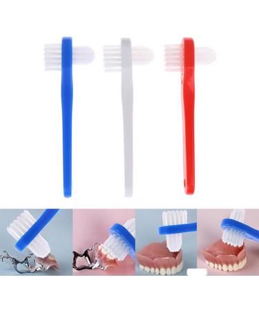 PopetPop 3-in-1 Toothbrush & Denture Cleaner | Double-Sided Dental Care Tool for Adults | Effective False Teeth Cleaning Device - Buy Online on GoSupps.com