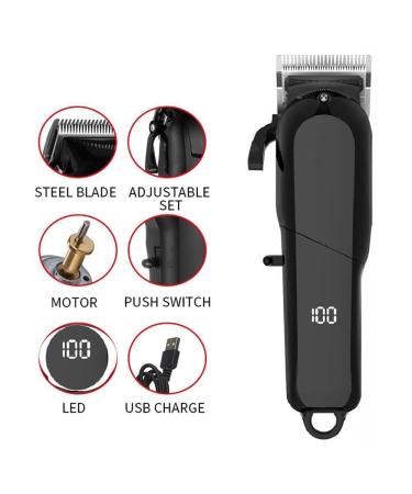 Professional Rechargeable Hair Clippers for Men | Salon Quality Electric Haircut Tools - International Shipping Available - Buy Online on GoSupps.com