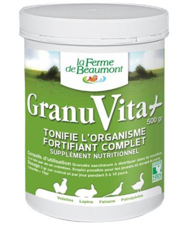 Ferme de Beaumont GranuVita 500 GR - Concentrated granulated vitamins for poultry