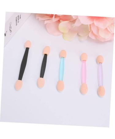 VINTORKY 50 Pcs Dual Sided Eyeshadow Brush Eye Shadow Sponge Applicator Double Sided Makeup Brush Black Size 1 Black - Buy Online on GoSupps.com
