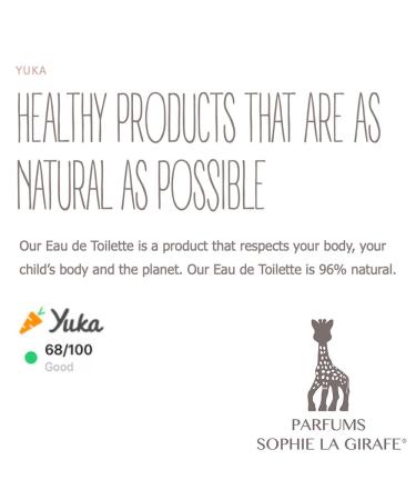 Sophie la girafe | Eau de Toilette Includes Sophie Teether | Nostalgic Childhood Scent of Citrus & Vanilla (50 ml or 1.7 fl oz) - Buy Online on GoSupps.com