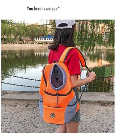 Buy SWZEC Hundeliebling Dog Backpack in Medium Orange - Perfect for Travel & Hiking | Fast International Shipping - Buy Online on GoSupps.com