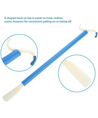 Dressing Stick Aid and Shoe Horn Sock Removal Tool 2-in-1 Tool for Disability Aid for Daily Independent Living - Buy Online on GoSupps.com