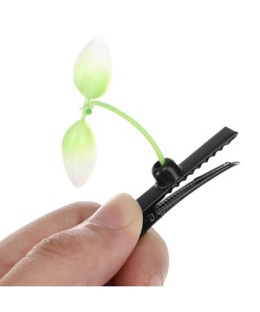 HANABASS 50pcs Bean Sprout Hair Clips - Cute Plant Hairpins for Women, Kids, Girls - Green Barrette Headwear for Home, School, Easter Party - Buy Online on GoSupps.com