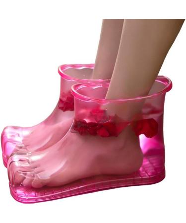 Buy Reusable Men's Foot Soak Bath Shoes - Portable Unisex Relaxation & Massage Boots for Students - Blue - Buy Online on GoSupps.com