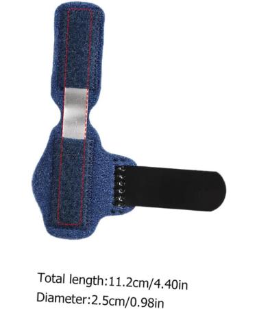 Cabilock Thumb Splints 3pcs - Toe Strap Retainer Holder for Pain Relief and Support - Finger Splint for Sprained Toe - Blue 11.5X2.5CM - Buy Online on GoSupps.com