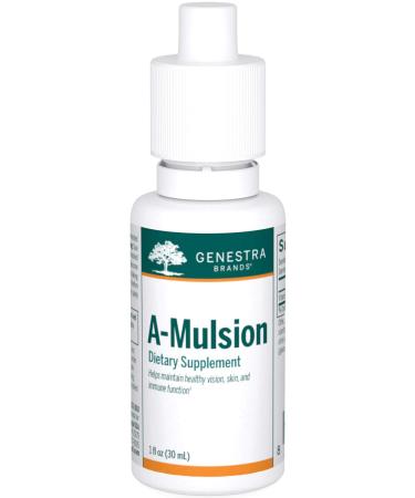 Genestra Brands - A-Mulsion - Emulsified Vitamin A Liquid - 1 fl. oz. - Citrus Flavor