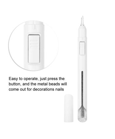 0.8mm Nail Beads Dotting Bullion Pen - Perfect Nail Art Decoration Tool for Manicure - Buy Online on GoSupps.com