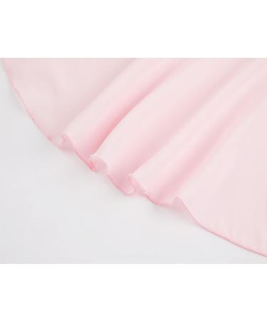 Domusgo Girls Ballet Dance Chiffon Skirt - Pink/Black - Ages 2-12 - Dancewear for Kids - Buy Online on GoSupps.com