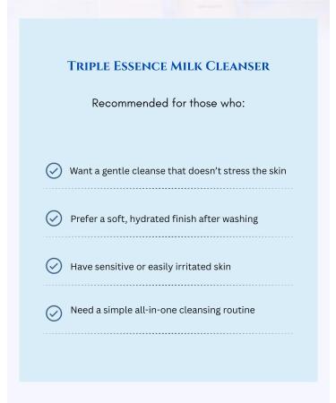 EllieLove Mom In Your Heart Triple Essence Milk Cleanser 3-in-1 Milky to Oil to Foam Cleanser & Makeup Remover | Hyaluronic Acid Galactomyces Chamomile | Korean Skincare 200ml / 6.76 fl oz - Buy Online on GoSupps.com