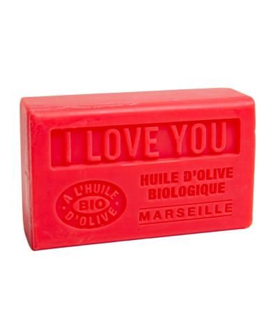 Buy Savon de Marseille - Organic Olive Oil & Shea Butter Soap - I Love You Scent - Set of 3 - 125g Bar - International Shipping - Buy Online on GoSupps.com