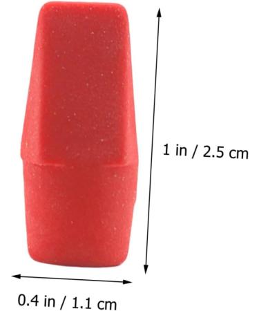  TOGEVAL TOGEVAL 30 Eraser Caps for Pencils Durable TPR Material Easy to Use for Drawing School Supplies Mix of Colors - Buy Online on GoSupps.com