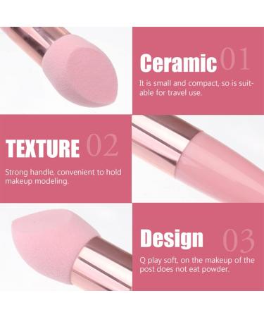 Ciieeo 2 Sets Beauty Pen Makeup Sponge Handheld Makeup Pen Face Sponges Face Tools Foundation Sponge Face Cleaning Facial Powder Sponge Dry Wet Cosmetic Brush Girl Makeup Tools Makeup Egg - Buy Online on GoSupps.com