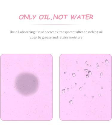 Cozlly 160 Sheets Oil Blotting Paper for Face - Oil Absorbing Sheets for Oily Skin Care and Makeup - Pink - Buy Online on GoSupps.com