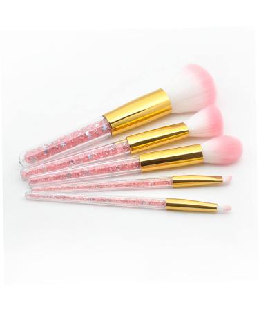 Professional 5 Set Cosmetics Brush Kit - Essential Makeup Brushes for Women | Perfect Powder Brush & More - Buy Online on GoSupps.com
