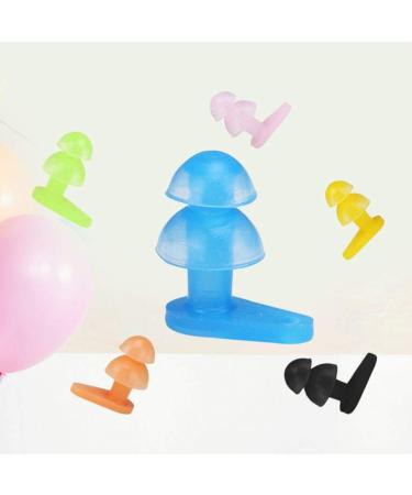 6 Pairs Waterproof Swimming Ear Plugs - Silicone Mushroom Ear Protection for Safe Comfortable Swimming - Buy Online on GoSupps.com
