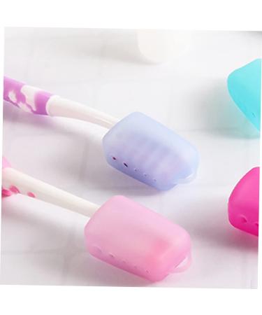 FRCOLOR 30 Pcs Travel Toothbrush Covers - Portable Food Grade Silicone Caps for Universal Electric Toothbrushes - Buy Online on GoSupps.com