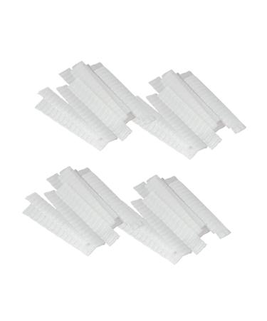 100pcs Makeup Covers Expandable Makeup Brush Cover Makeup Brush Guards Mesh Covers Travel Brush Sleeves Mesh Brush Sleeves Brush Sleeves Makeup Net Brush Pe White 11*1cm White