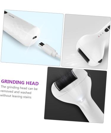 Ipetboom 2 Sets Pedicure Exquisite Foot Scraper Unique Foot Grinder Callous Removers for Feet Rechargeable Foot File Nose Hair Trimmer Foot Dead Skin Remover White Clippers Automatic Quartz - Buy Online on GoSupps.com